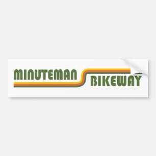 Pegatina Para Coche Minuteman Bikeway Boston Massachusetts