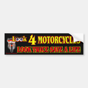 Pegatina Para Coche Mire 4 motocicletas