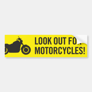 Pegatina Para Coche Mire hacia fuera para las motocicletas