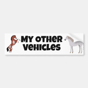 Pegatina Para Coche mis otros vehículos, caballos