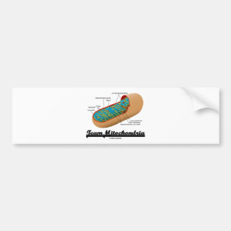 Pegatina Para Coche Mitocondrias del equipo (humor de Mitochondrion)