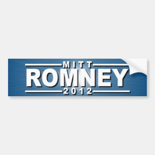 Pegatina Para Coche Mitt Romney 2012