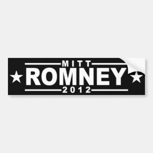 Pegatina Para Coche Mitt Romney 2012