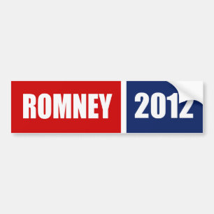 PEGATINA PARA COCHE MITT ROMNEY 2012