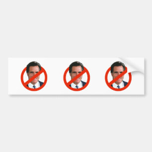 PEGATINA PARA COCHE MITT ROMNEY ANTI