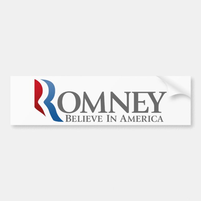 Pegatina Para Coche Mitt Romney para el presidente 2012 (Frente)