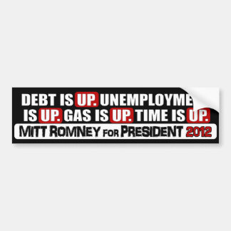 Pegatina Para Coche Mitt Romney para el presidente - 2012