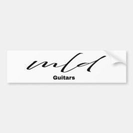 Pegatina Para Coche MLD Guitars Bumper Sticker
