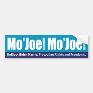 Pegatina Para Coche ¡Mo Joe! ;Mo Joe! - Volver a elegir a Biden-Harris