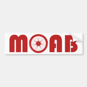 Pegatina Para Coche Moab (Rueda de bicicleta)