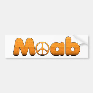 Pegatina Para Coche Moab UT Peace