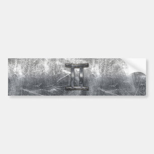 Pegatina Para Coche Moderno Gemini Rótulo Zodiaco Grunge Molesto Estil