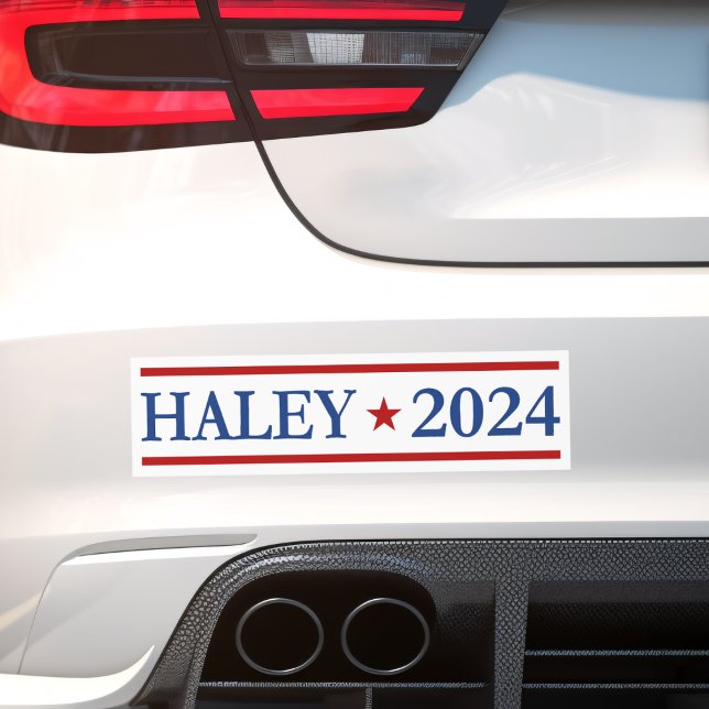 Pegatina Para Coche Moderno voto de Nikki Haley 2024 (Subido por el creador)