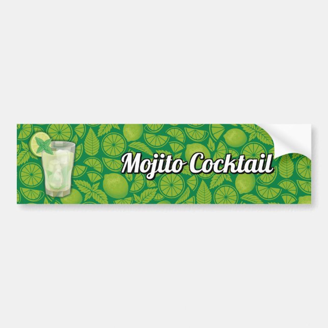 Pegatina Para Coche Mojito (Frente)