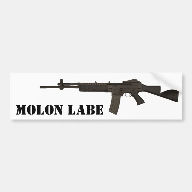 Pegatina Para Coche Molon Labe (Frente)