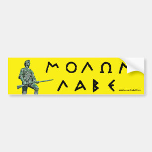 Pegatina Para Coche Molon Labe Bumper Sticker