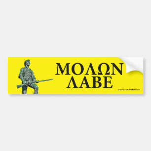 Pegatina Para Coche Molon Labe Bumper Sticker