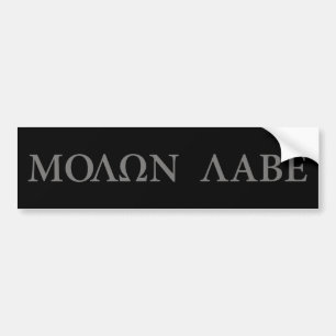 Pegatina Para Coche Molon Labe (venido y consígalo)