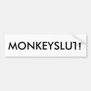 PEGATINA PARA COCHE ¡MONKEYSLUT!