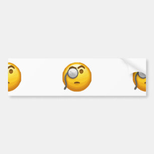 Pegatina Para Coche monóculo de emoji
