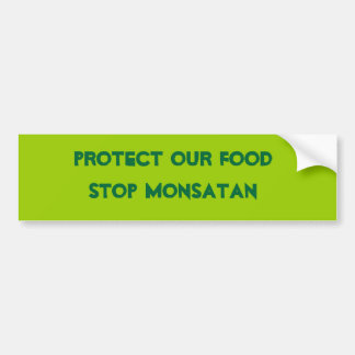 Pegatina Para Coche Monsanto anti