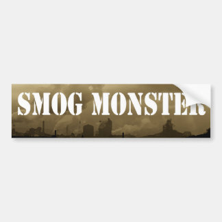 Pegatina Para Coche Monstruo de la niebla con humo