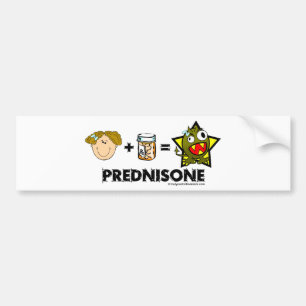Pegatina Para Coche Monstruo de la prednisona