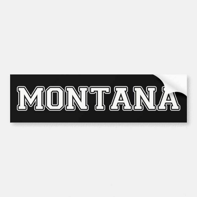 Pegatina Para Coche Montana (Frente)