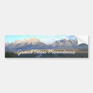 Pegatina Para Coche Montañas de Jackson Hole (Parque Nacional Grand Te