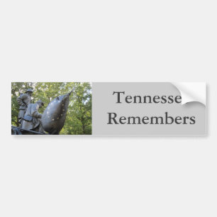 Pegatina Para Coche Monumento de Tennessee - Parque Militar Nacional S