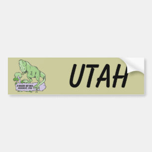 Pegatina Para Coche Monumento nacional a los dinosaurios Utah