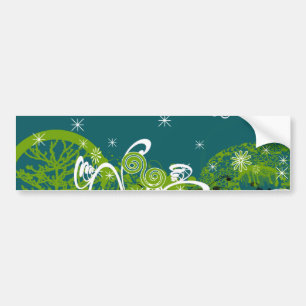 Pegatina Para Coche Moon Stars Swirl Paint Splat