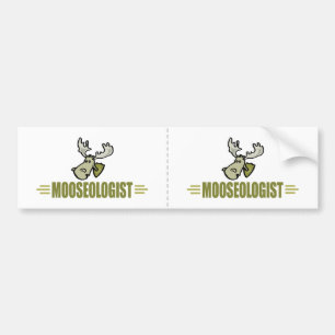 Pegatina Para Coche Moose gracioso