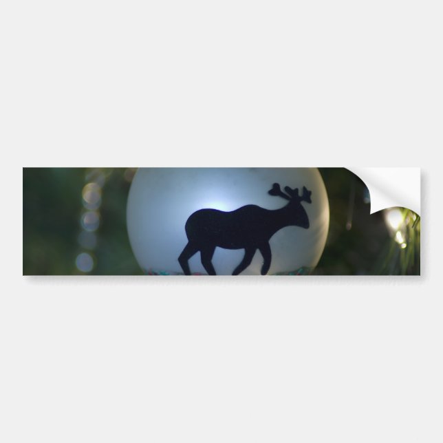 Pegatina Para Coche Moose Ornament (Frente)