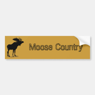 Pegatina Para Coche Moose Silhouette