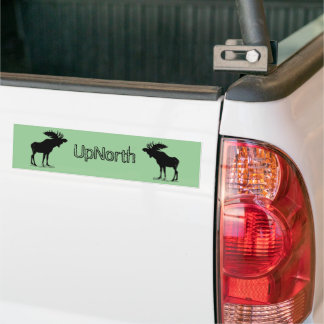 Pegatina Para Coche Moose Silhouette