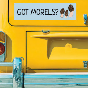 Pegatina Para Coche Morels Mushrooms Fun Fungi PERSONALIZAR IT