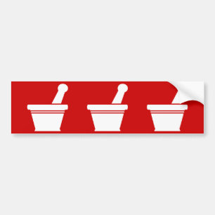 Pegatina Para Coche Mortero y Pestle