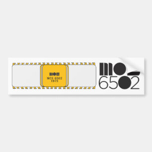 Pegatina Para Coche MOS 6502 Bumpersticker