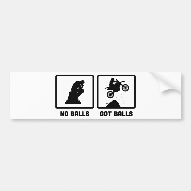 Pegatina Para Coche Motocrós (Frente)