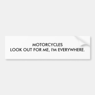 Pegatina Para Coche MOTORCYCLESLOOK HACIA FUERA PARA MÍ, estoy POR