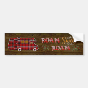 Pegatina Para Coche Motorhome rv Camper Travel Van Rustic Camping