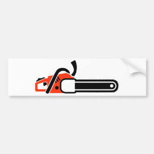 Pegatina Para Coche Motosierra