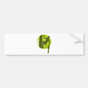 Pegatina Para Coche motosierra del cirujano de árbol del arborista