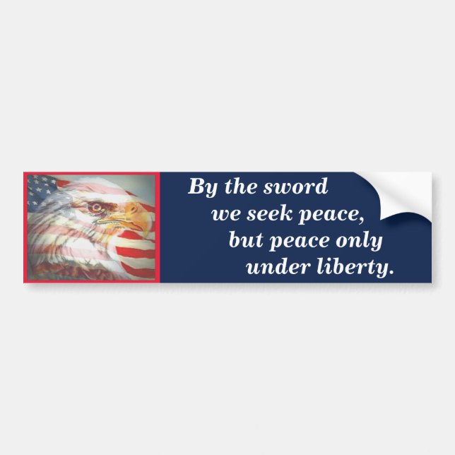 Pegatina Para Coche Motto estatal de Massachusetts (Frente)