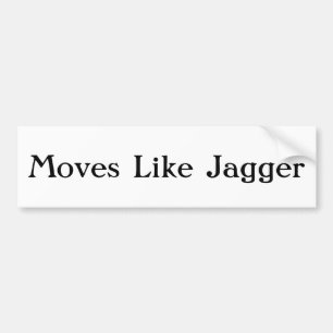 Pegatina Para Coche Movimientos como jagger