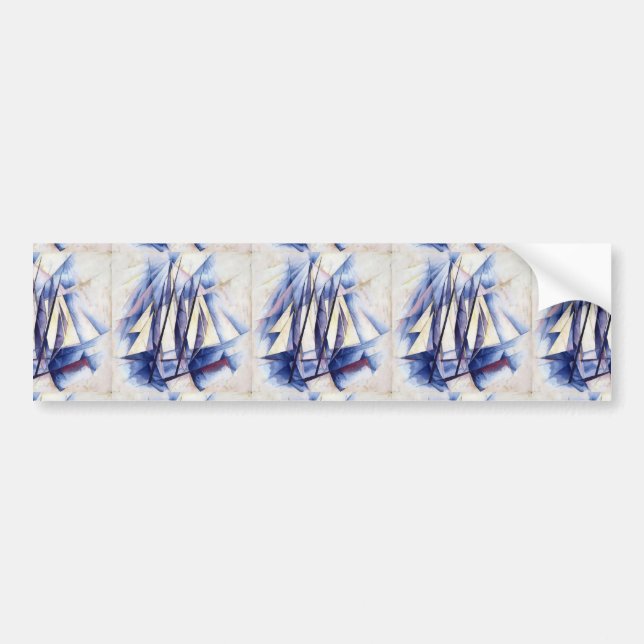 Pegatina Para Coche Movimientos de vela (Frente)
