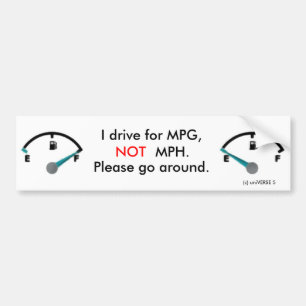 Pegatina Para Coche MPH de MPG no