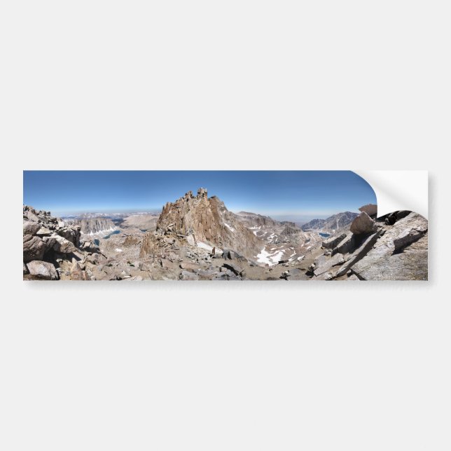 Pegatina Para Coche Mt Whitney Trail Escudo Panorama - Sierra (Frente)