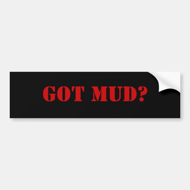 PEGATINA PARA COCHE ¿MUD CONSEGUIDO? (Frente)